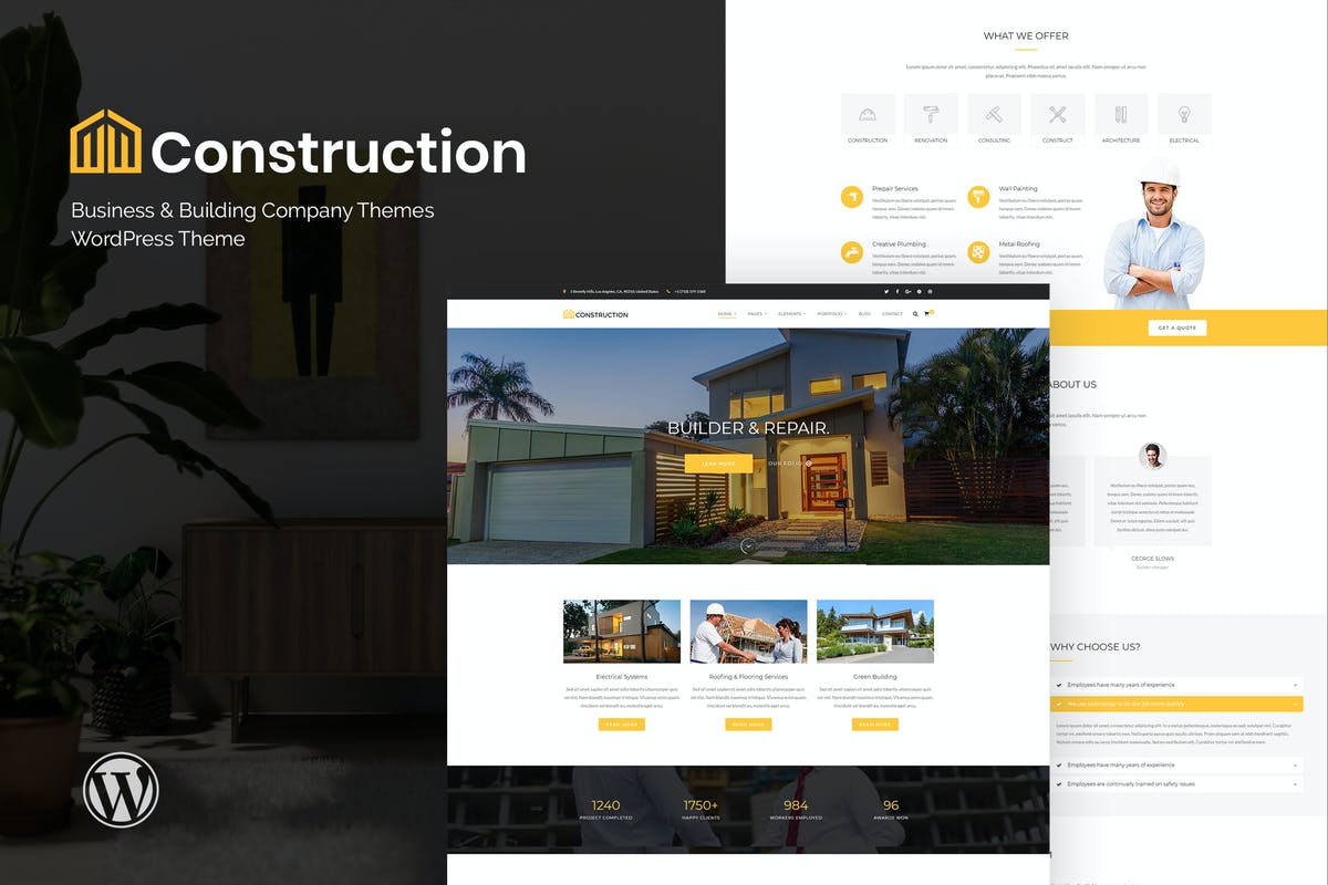 Construction - Business & Building Company WordPre
