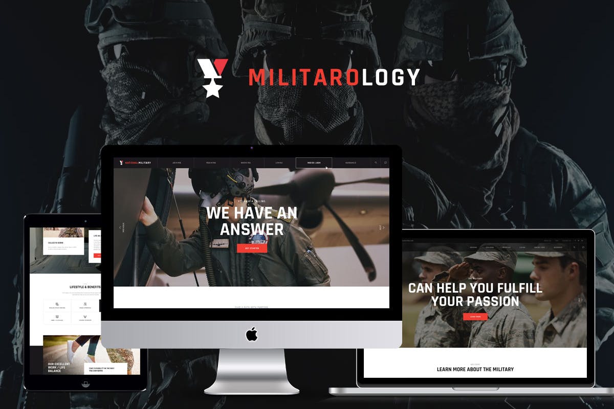 Militarology Download WordPress Theme Free