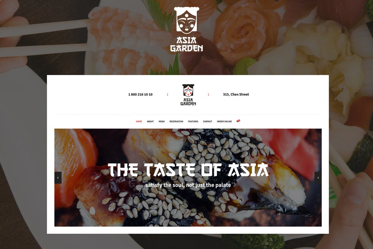 Asia Garden Salient WordPress Theme Free Download