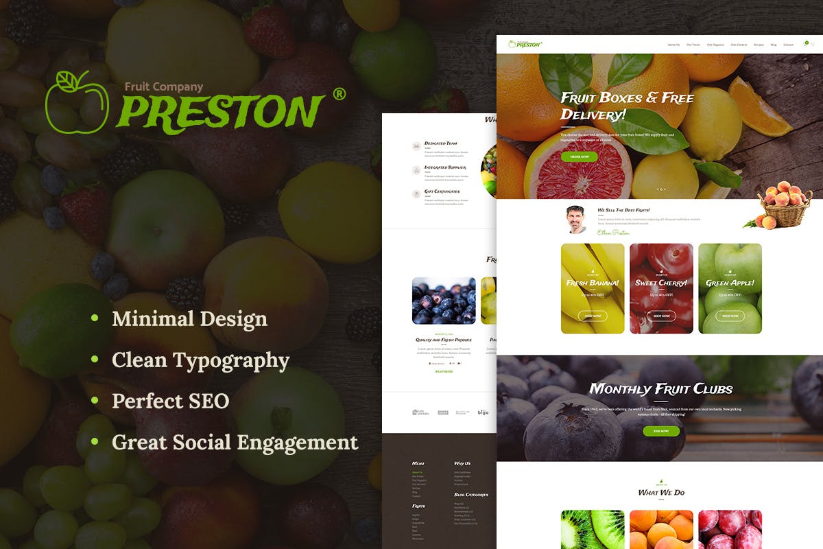 Preston Salient WordPress Theme Free Download