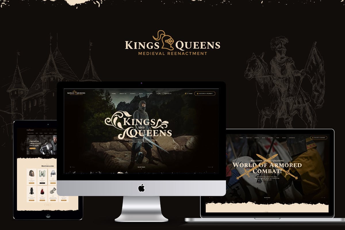 Kings & Queens Download WordPress themes for free