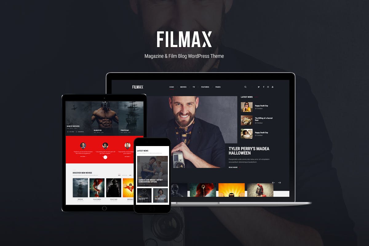 Filmax - free wordpress theme download