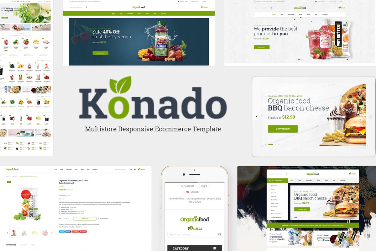 Konado - Organic WooCommerce WordPress Theme