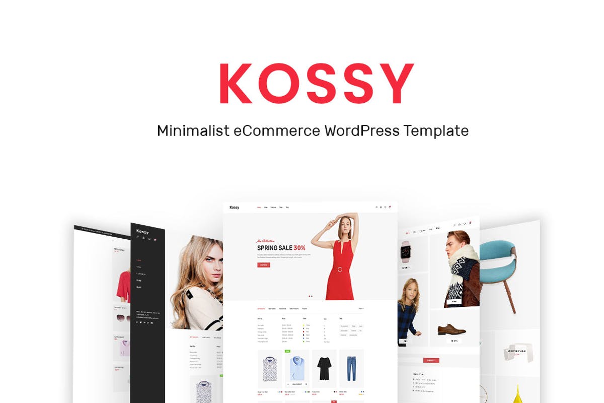 Kossy - Minimalist eCommerce WordPress Theme