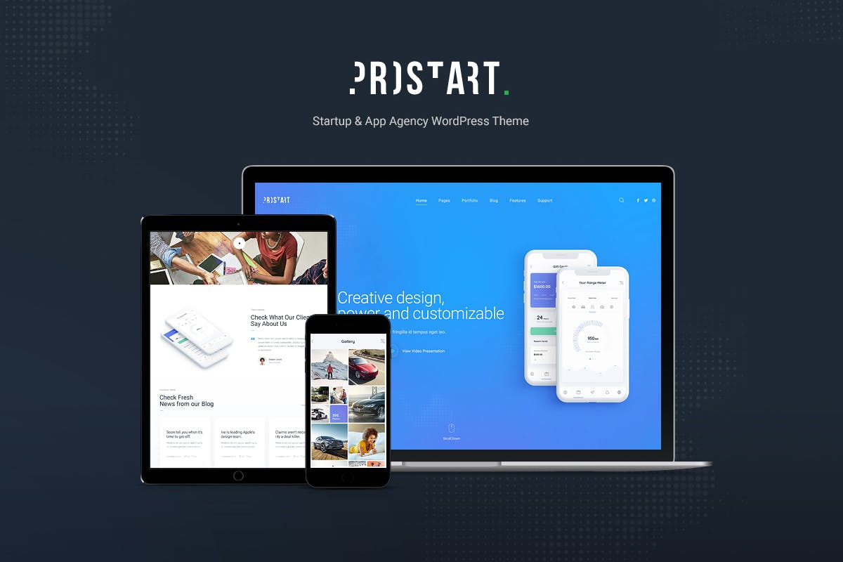 Prostart - Startup & Corporate WordPress Theme