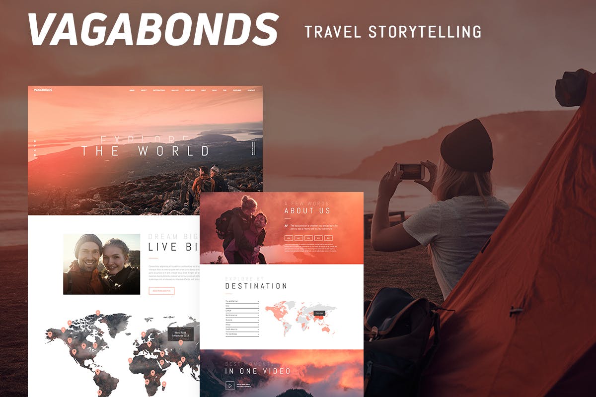 Vagabonds - Personal Travel & Lifestyle Blog Theme