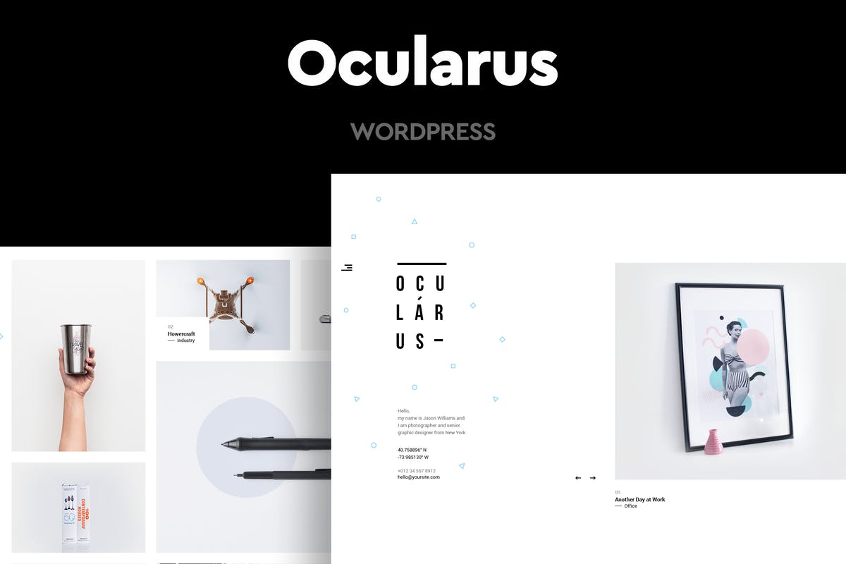 Ocularus - Minimal Photography WordPress Theme