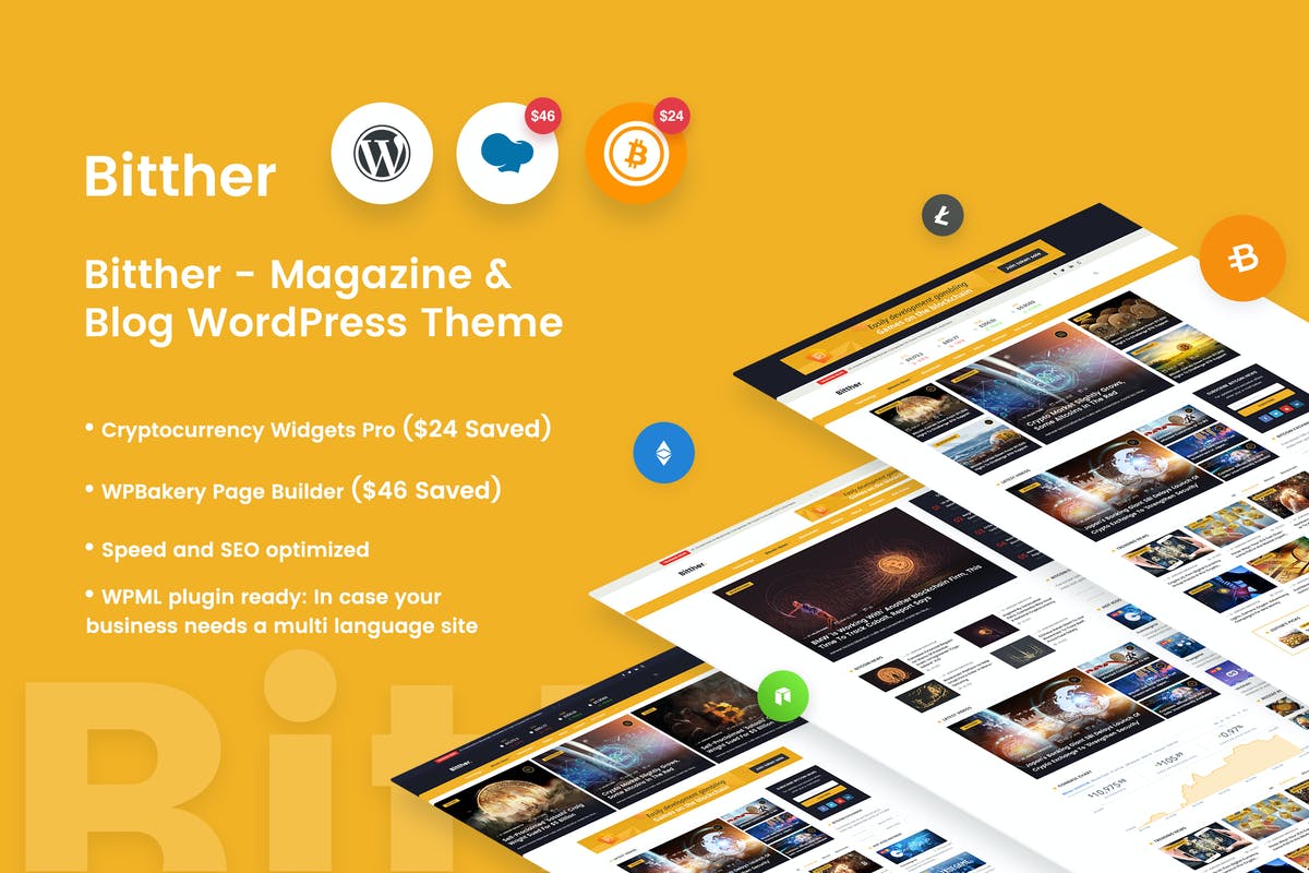 Bitther -  Magazine & Blog Wordpress Theme