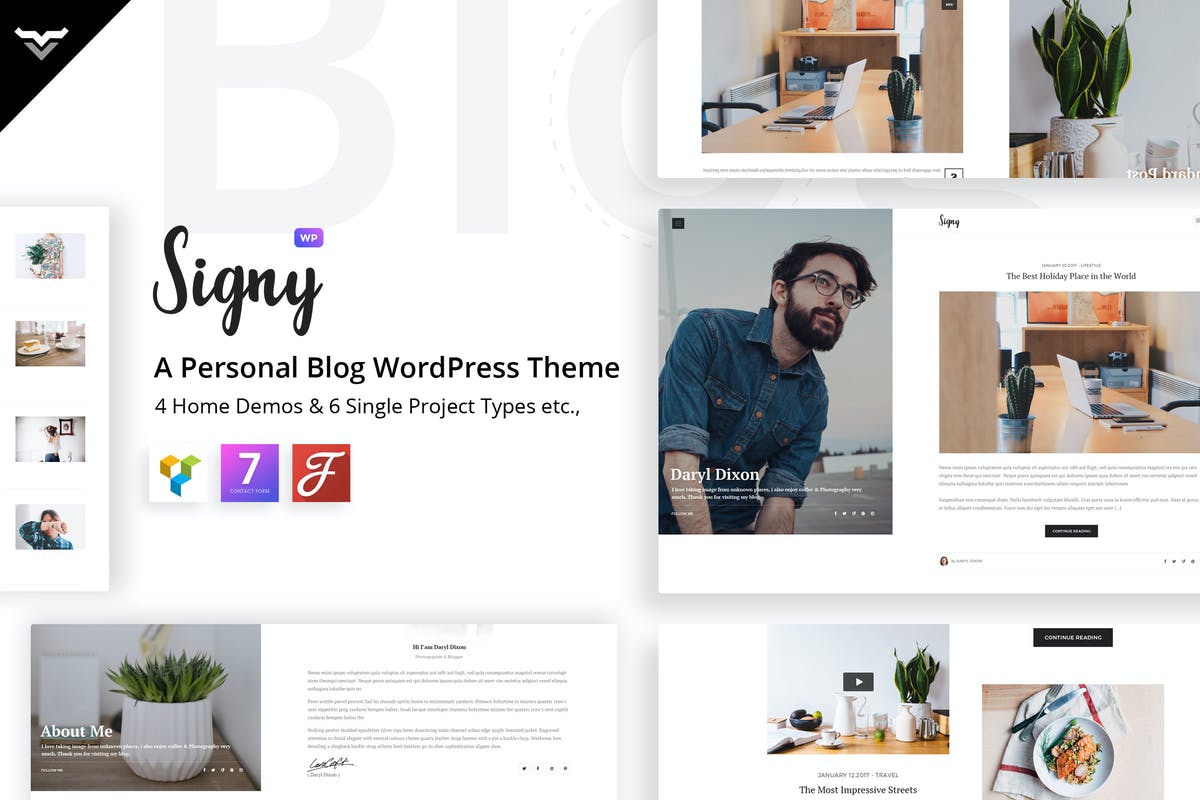 Signy - A Personal Blog WordPress Theme