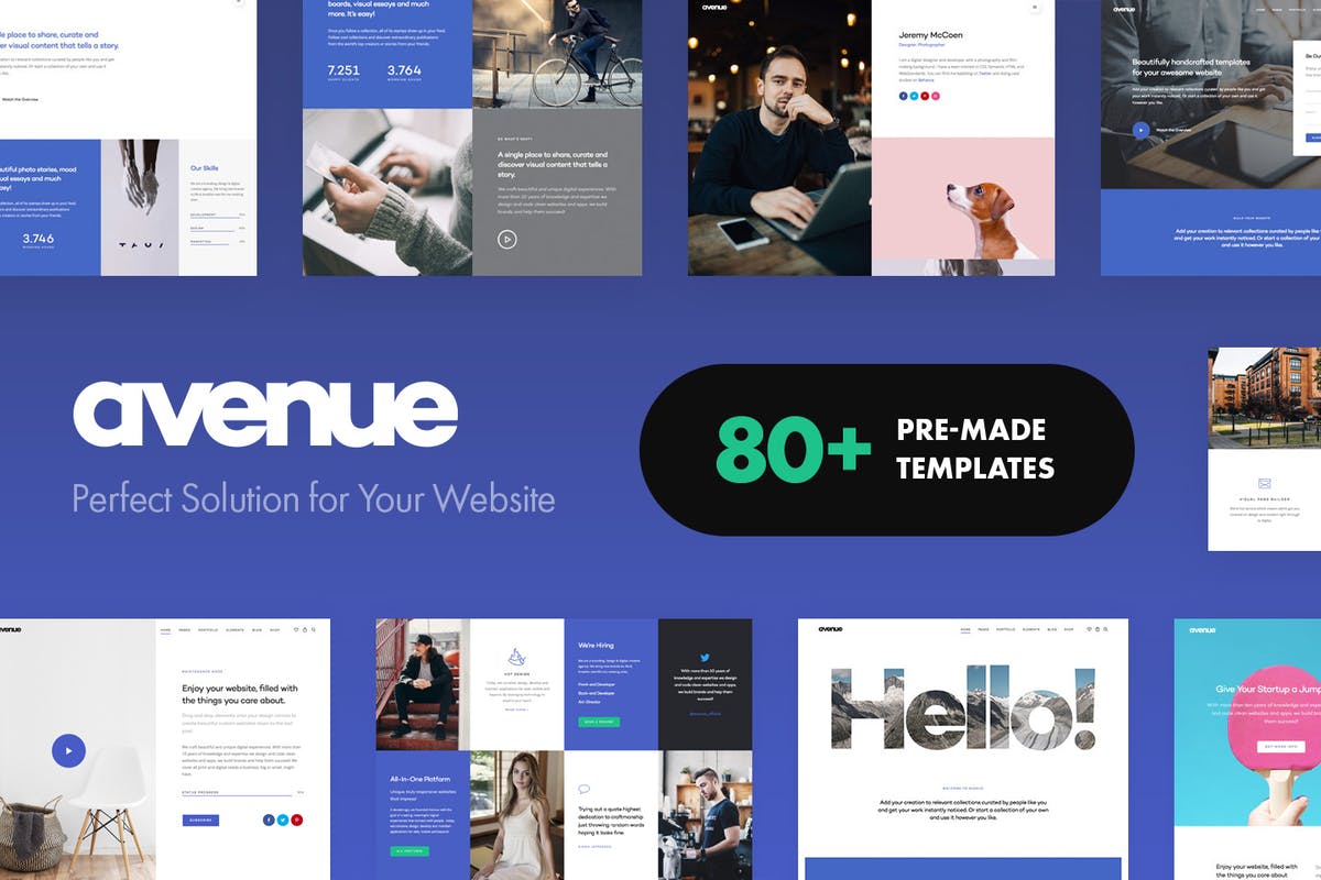 Avenue - Creative Multi-Purpose WordPress Theme