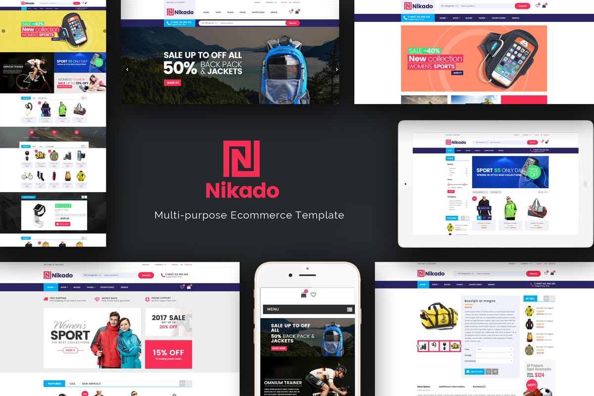 Nikado -Responsive Theme for WooCommerce WordPress