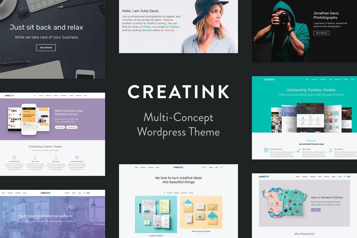 Creatink - MultiConcept Responsive WordPress Theme