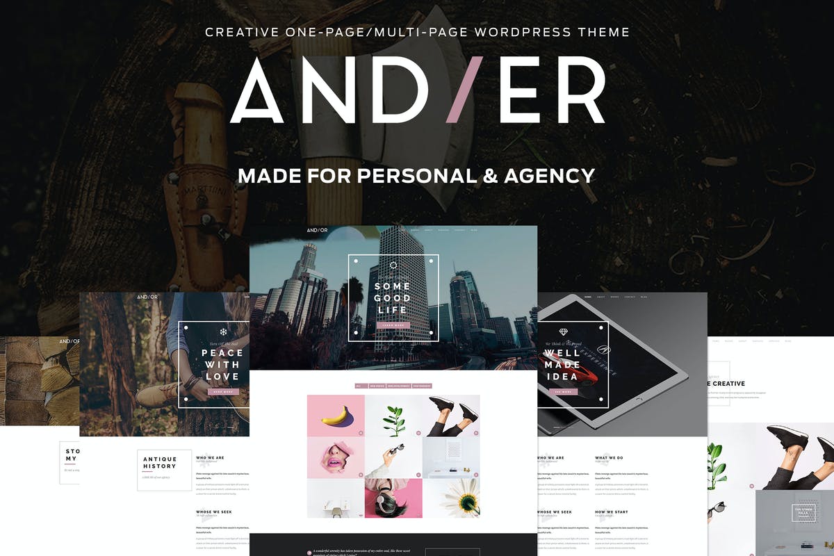 Andier Free Download WordPress Themes For Business Websites