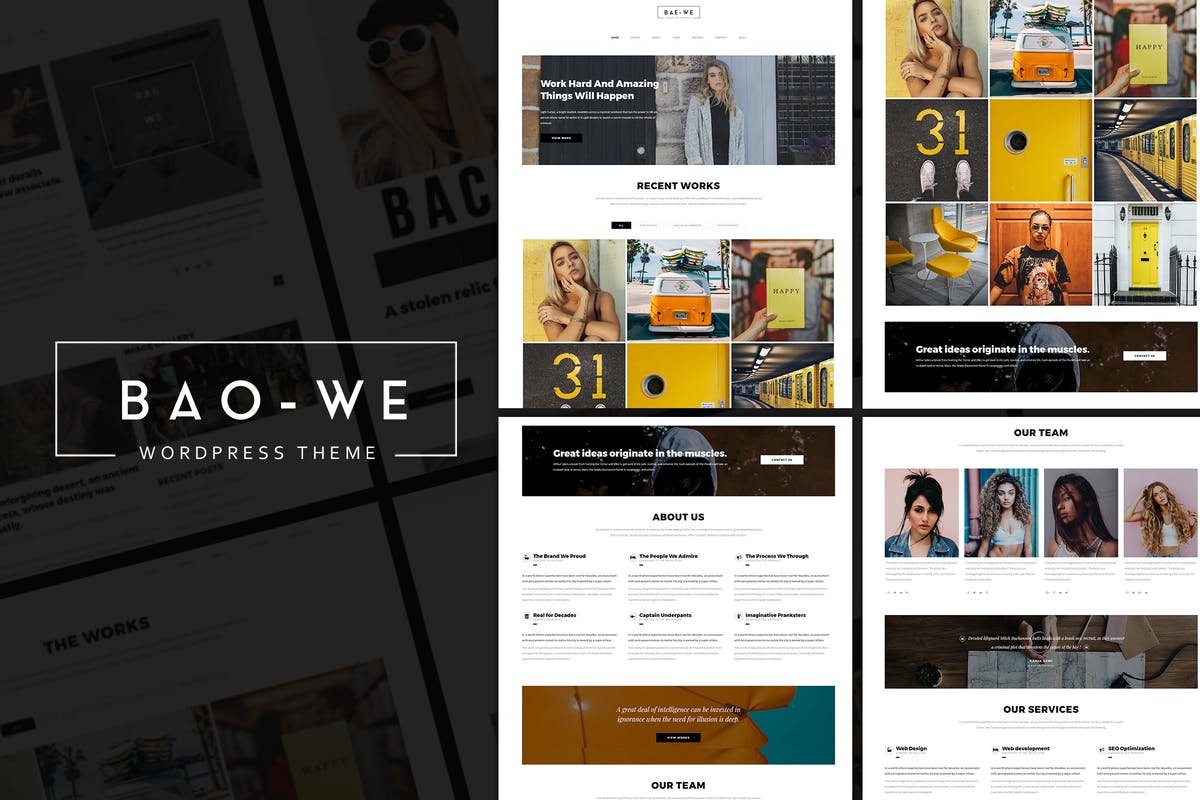 Baowe Free Download WordPress Themes For Business Websites