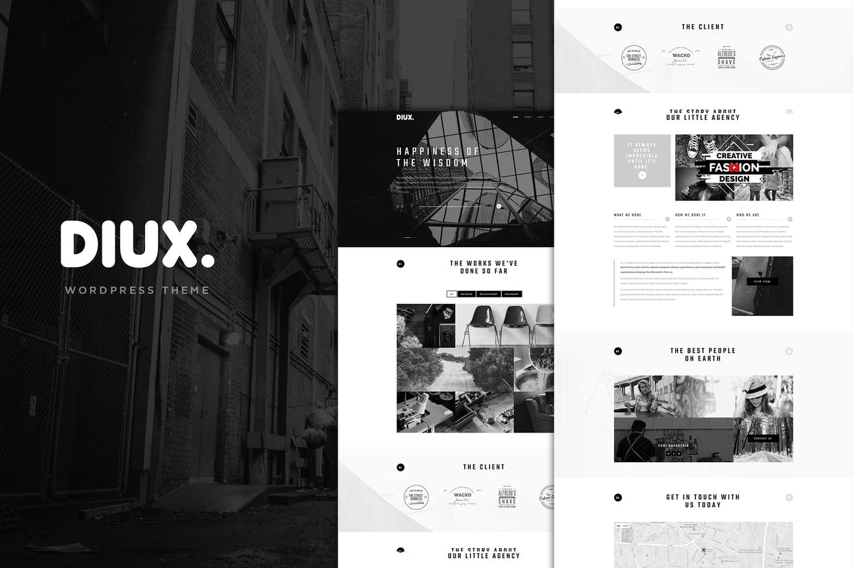 Diux Free Download WordPress Themes For Business Websites