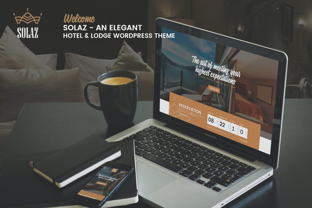Solaz - An Elegant Hotel & Lodge WordPress Theme