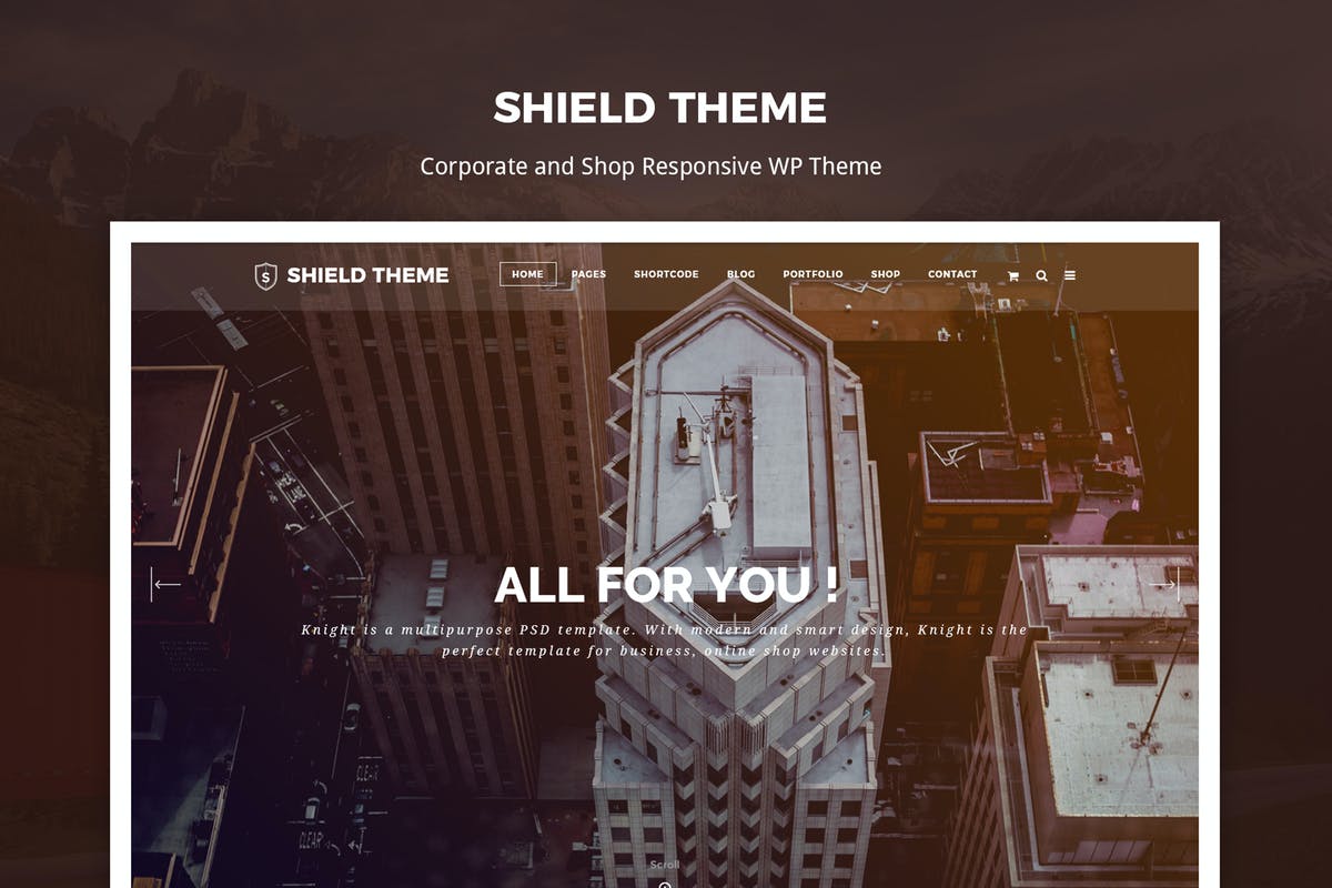 Shield -  Creative Responsive Wordpress Theme