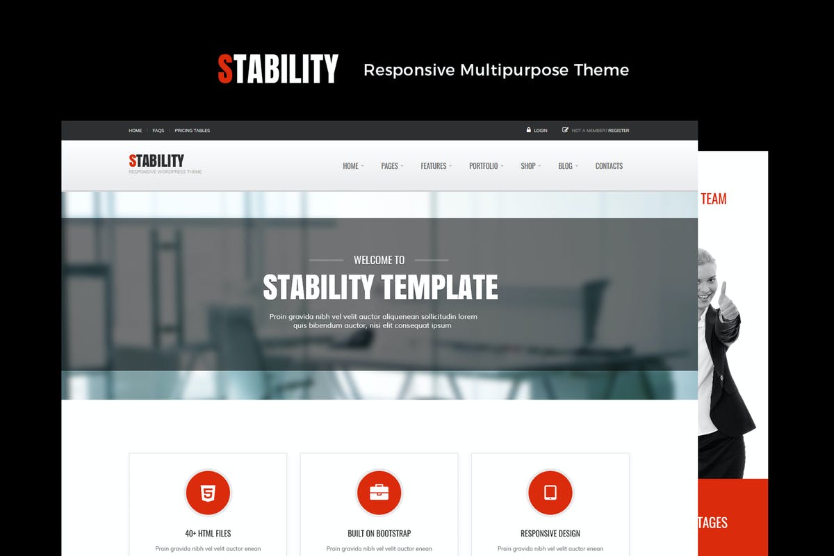 Stability Responsive MultiPurpose WordPress Theme