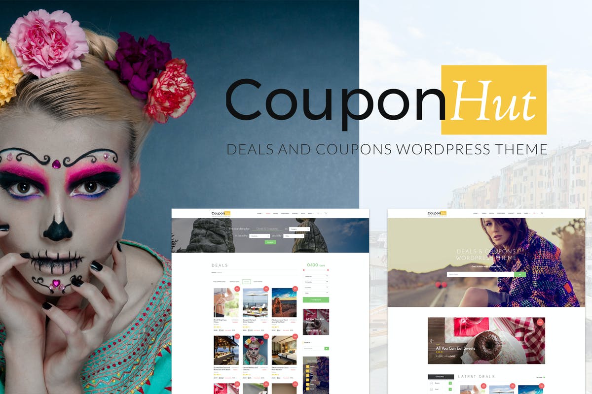 CouponHut - Coupons & Deals WordPress Themes Free