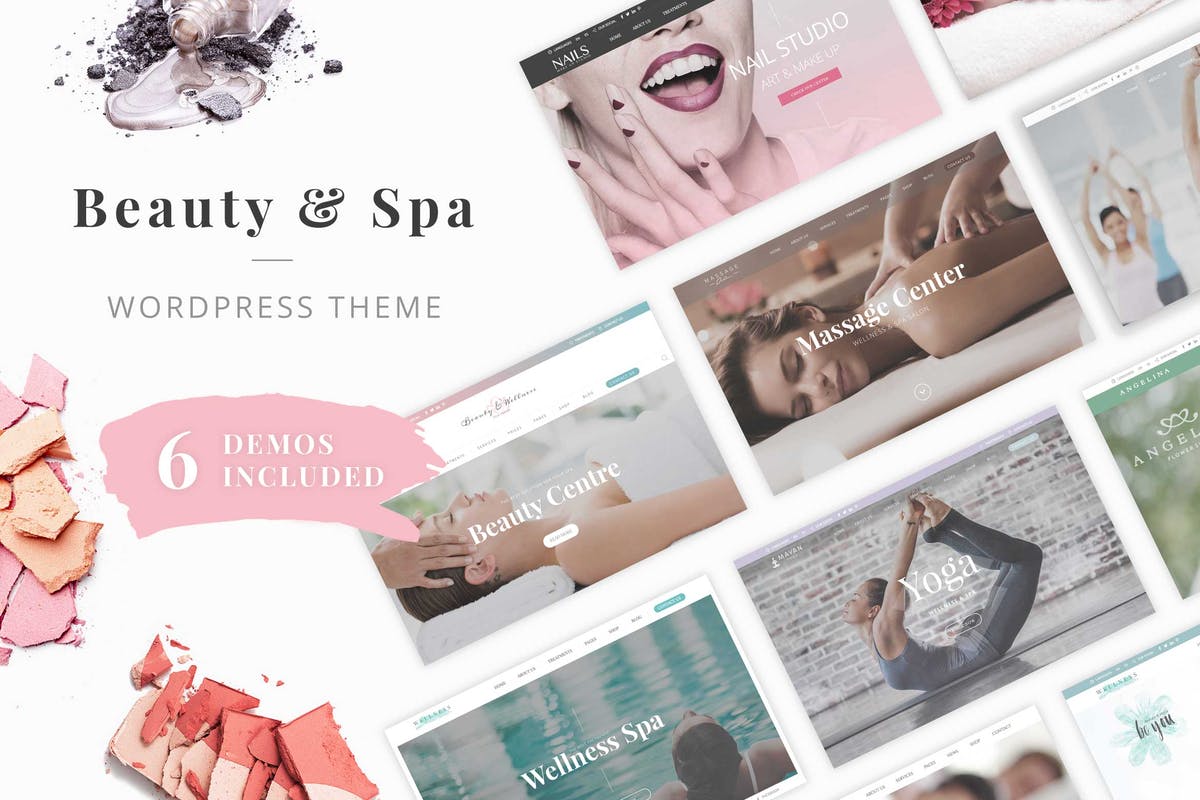 Beauty Wellness WordPress Themes For Free
