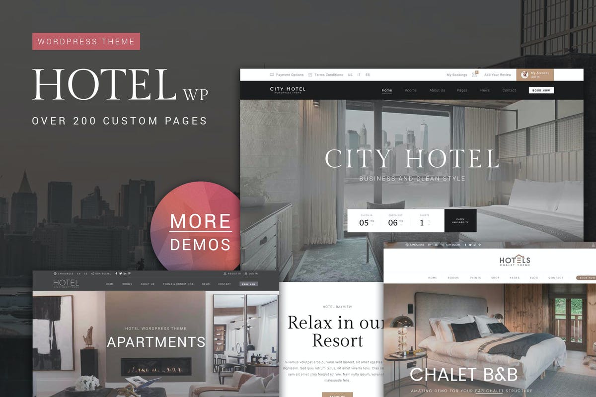 Hotel WordPress Themes For Free