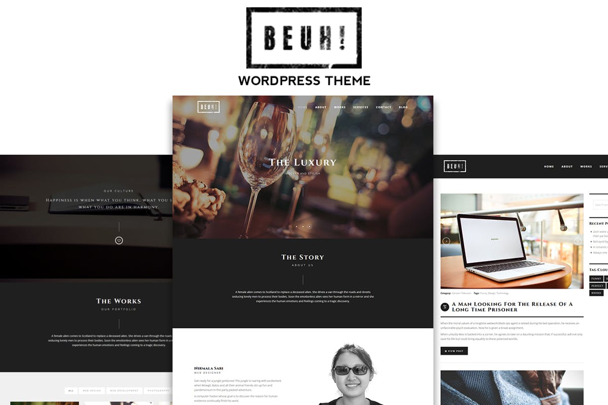 Beuh WordPress Themes For Free