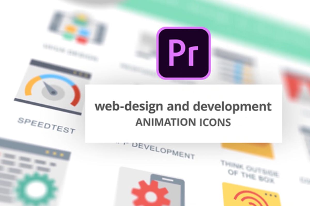 WEB and Graphic Design - Animation Icons (MOGRT)