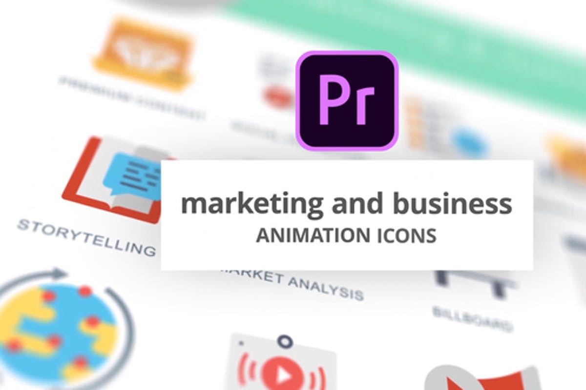 Marketing and Business - Animation Icons (MOGRT)