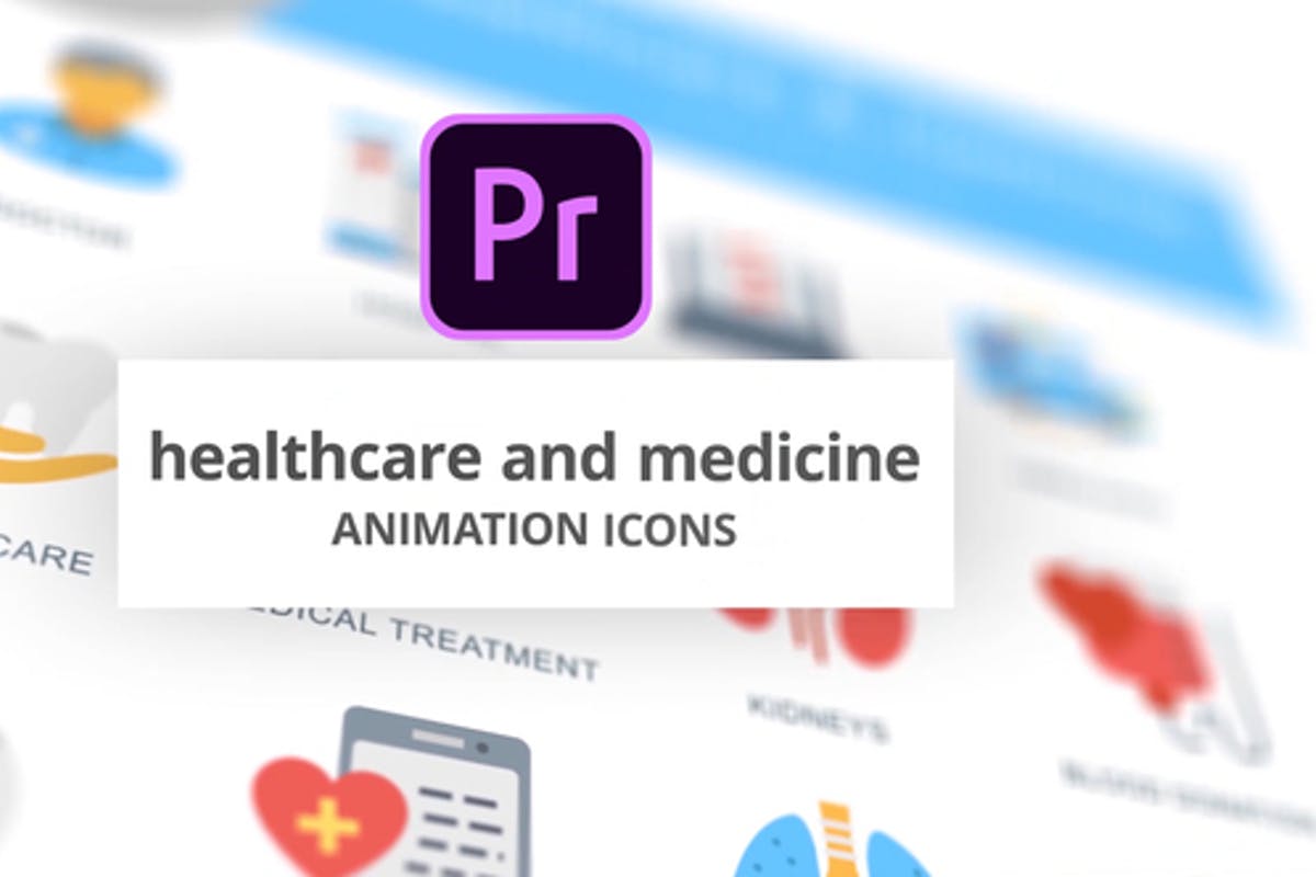 Healthcare and Medicine - Animation Icons (MOGRT)