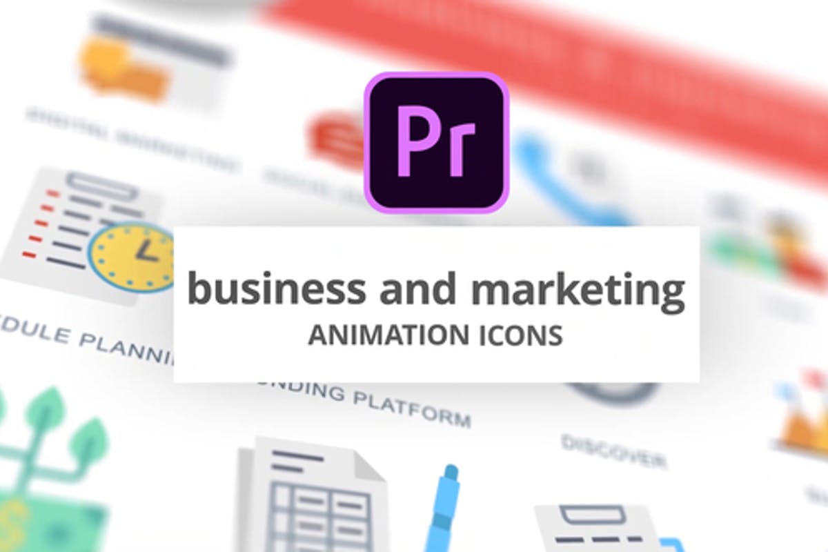 Business and Marketing - Animation Icons (MOGRT)