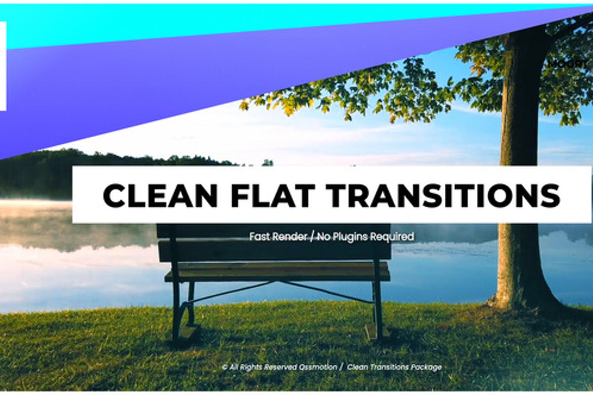 Clean Flat Transitions I MOGRT