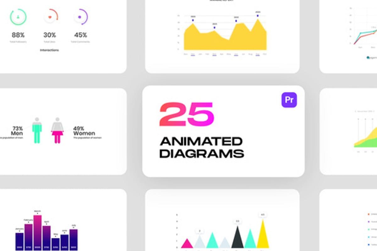 Animated Diagrams for Premiere Pro