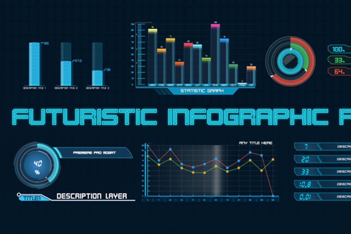 Futuristic Infographics MOGRT