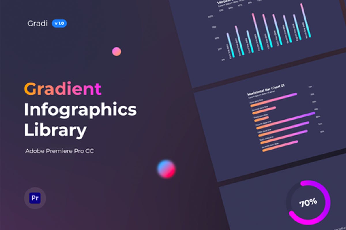 Gradi - Gradient Infographics l MOGRT