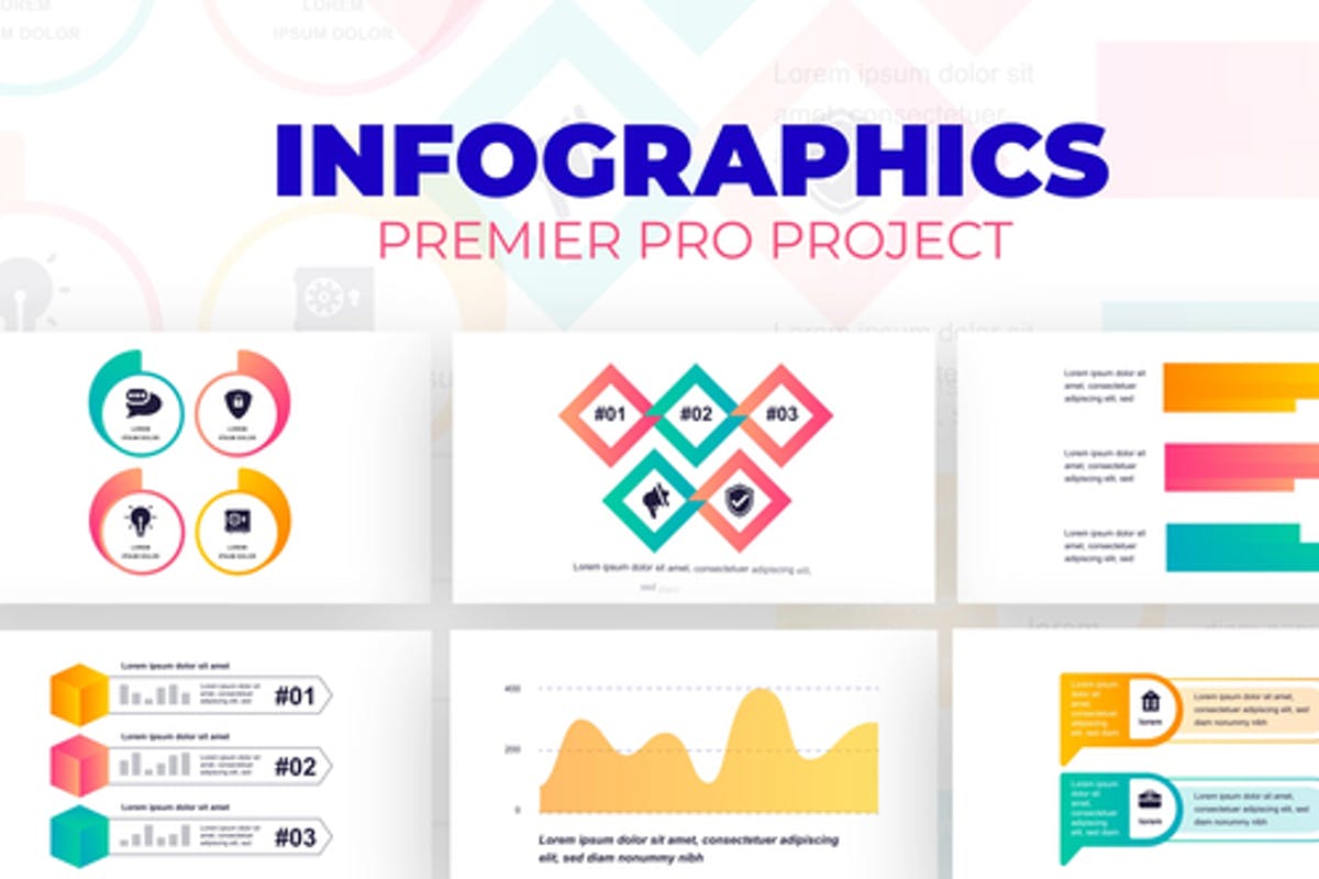 Business Infographics Vol.61 for Premiere Pro