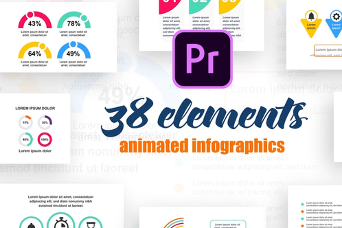 Industrial Infographics Vol.33 for Premiere Pro