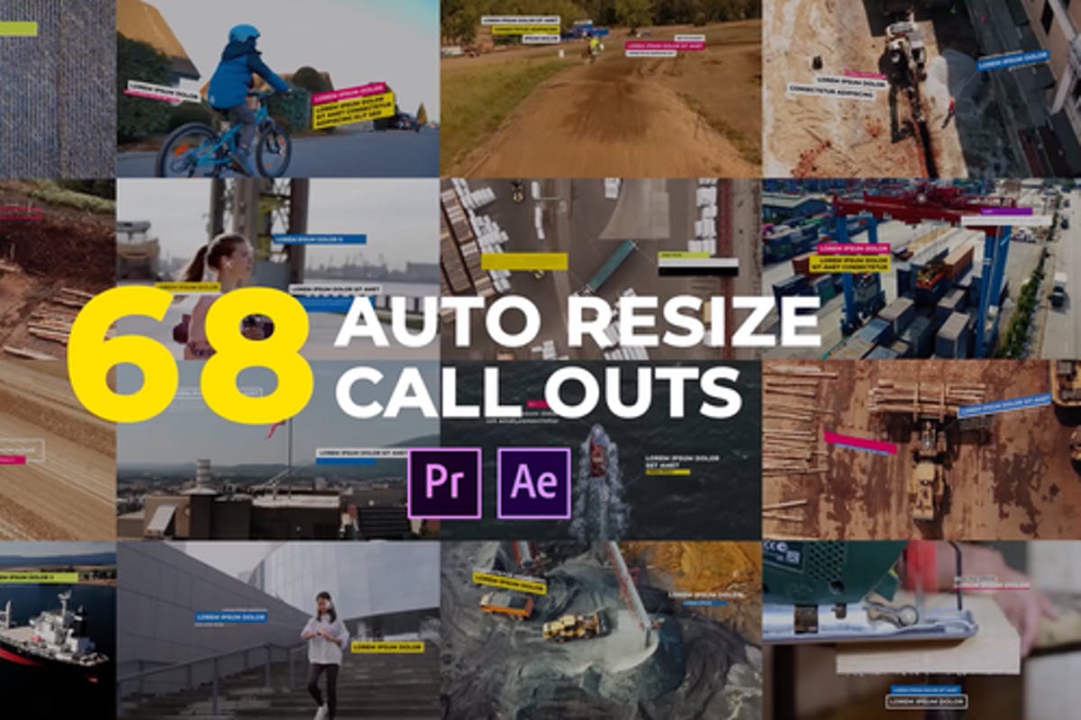 Auto Resizing Call-Outs l MOGRT for Premiere Pro
