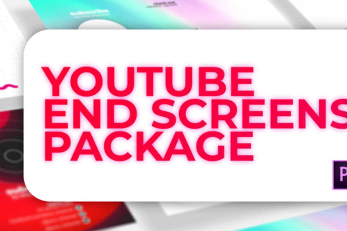 Youtube Endscreen Pack for Premiere Pro