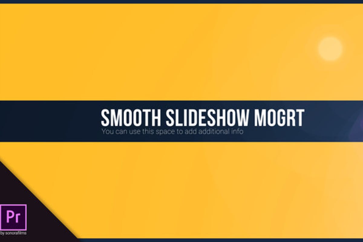 Smooth Slideshow Mogrt Pack