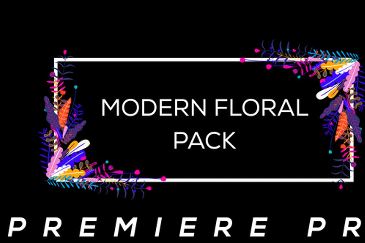 Modern Flower Pack for Premiere Pro0