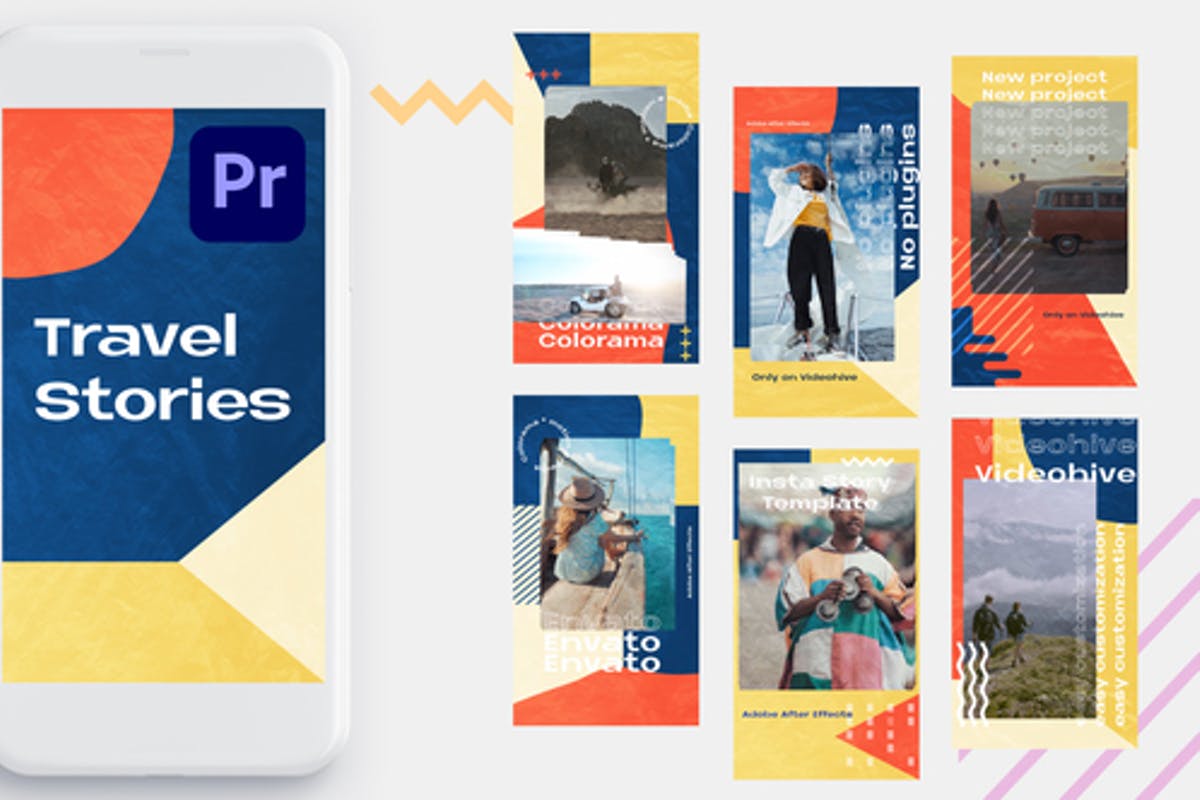 Instagram Travel Stories for Premiere Pro