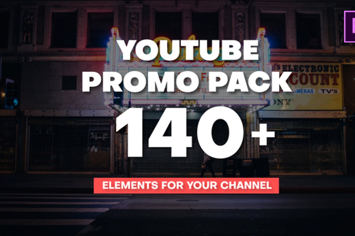 YouTube Promo Pack - Mogrt for Premiere Pro