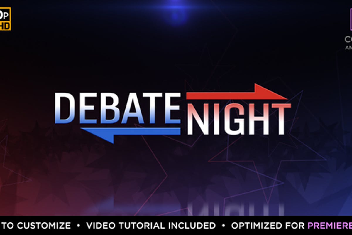 Debate Night Elements | MOGRT for Premiere Pro