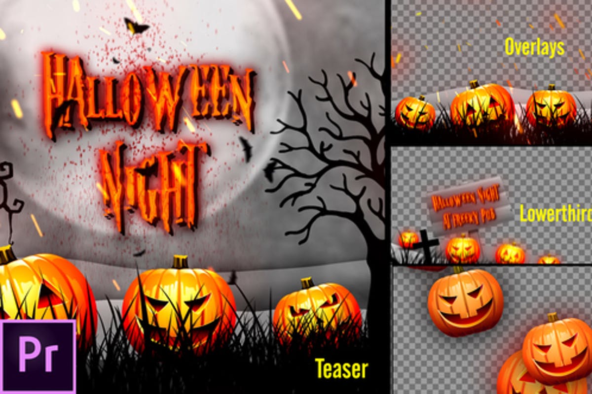 Halloween Teaser Promo Pack - Premiere Pro