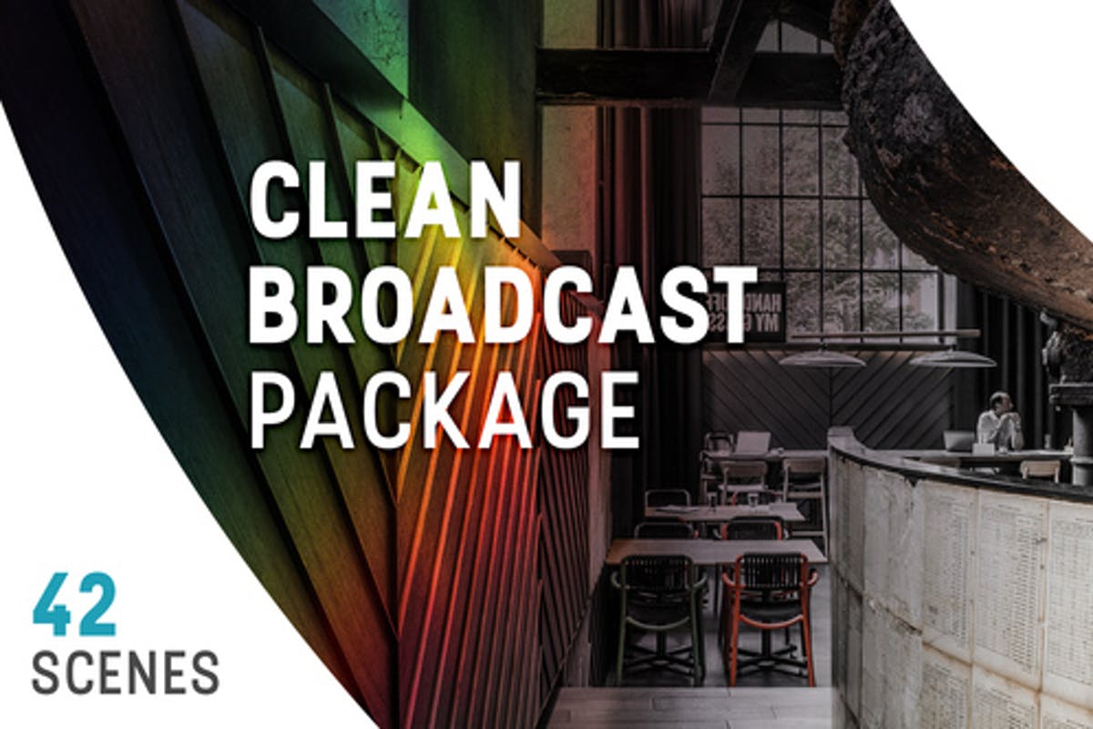 Clean Broadcast Package  | Essential Graphics | Mogrt