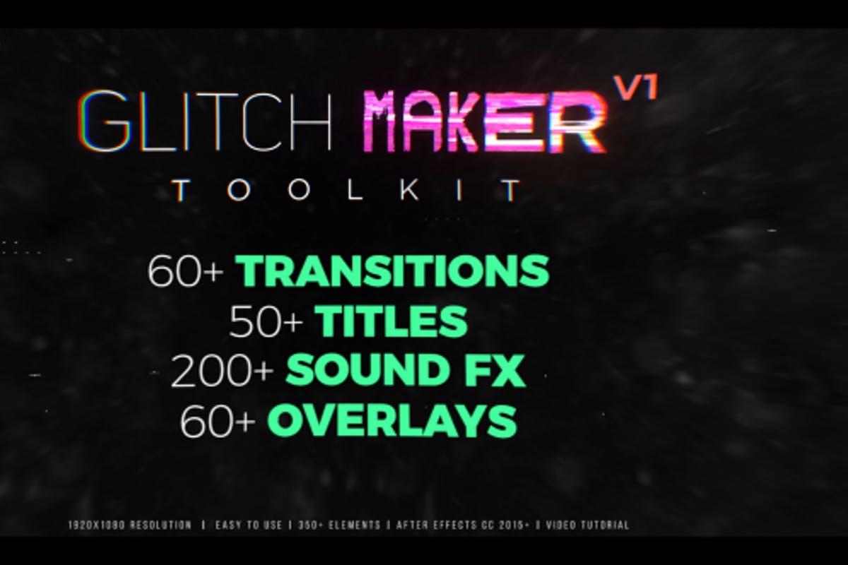 Glitchmaker Toolkit 350+ Elements