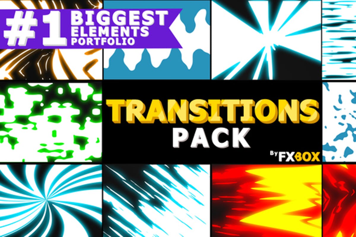 Dynamic Elemental Transitions For Premiere Pro Templates