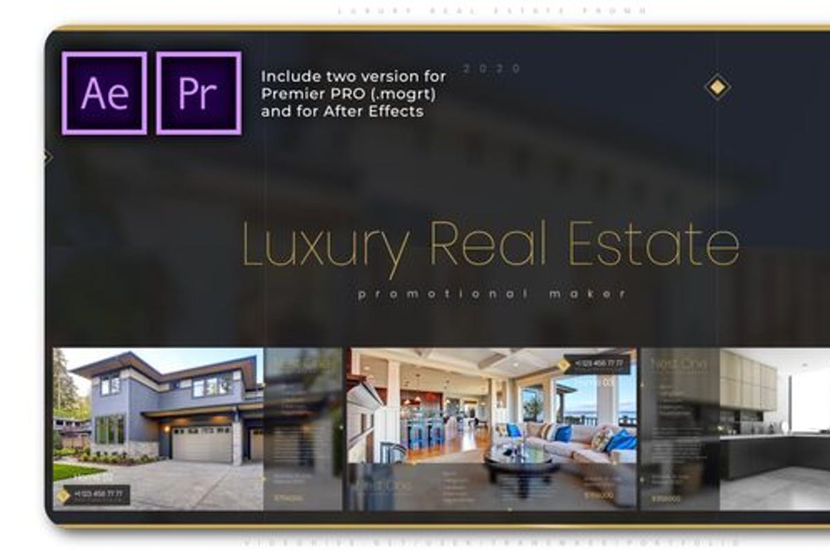 Luxury Real Estate Promo For Premiere Pro