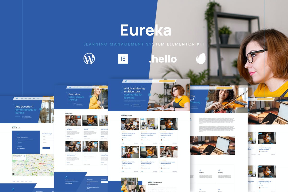 Eureka - Online Learning Elementor Template Kit