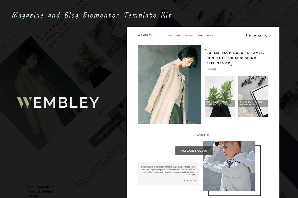Wembley - Blog & Magazine Elementor Template Kit
